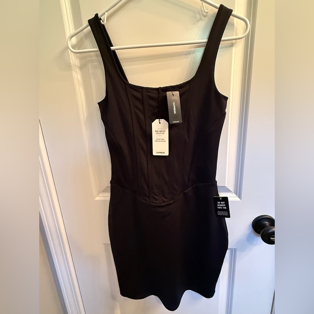 Express Black Body Contour Dress (New With Tags) Size Small